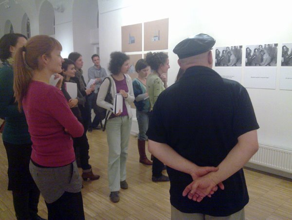Gerber Pál kiállításán (2011. november 3.)